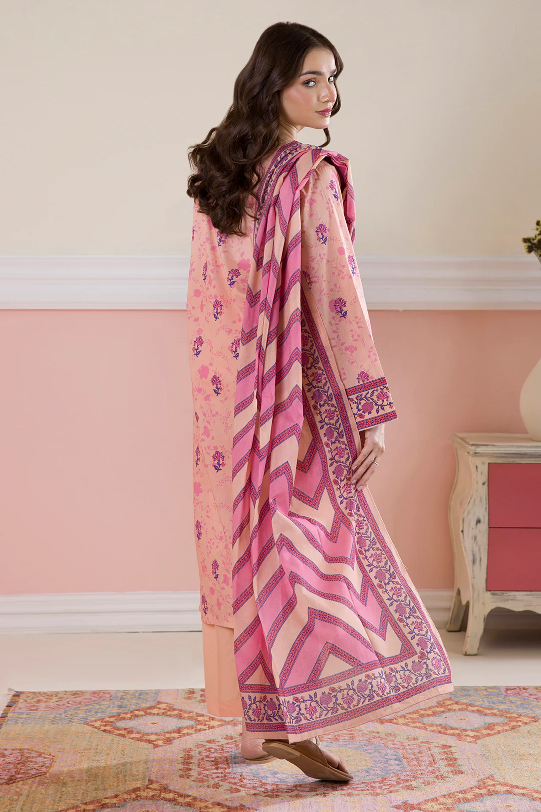 Kurta Dupatta Trouser - 2188 - Image 7