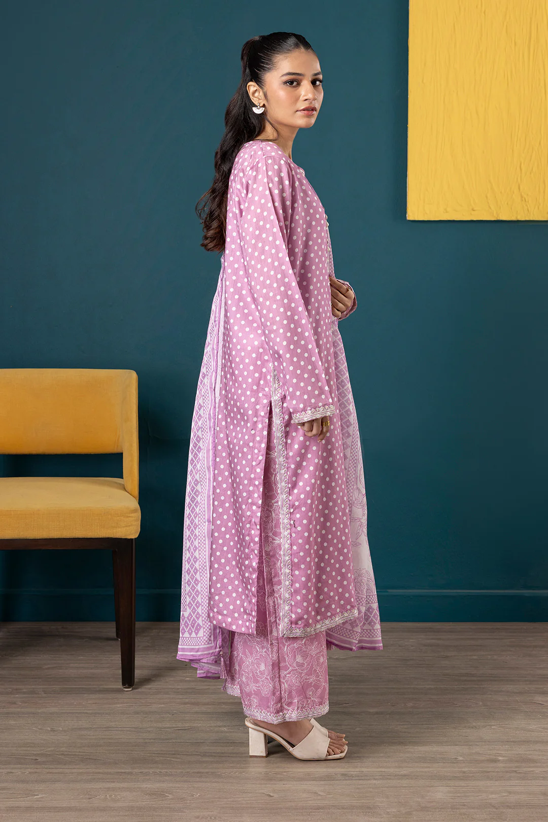 Embroidered Kurta Dupatta Trouser - 2645 - Image 7