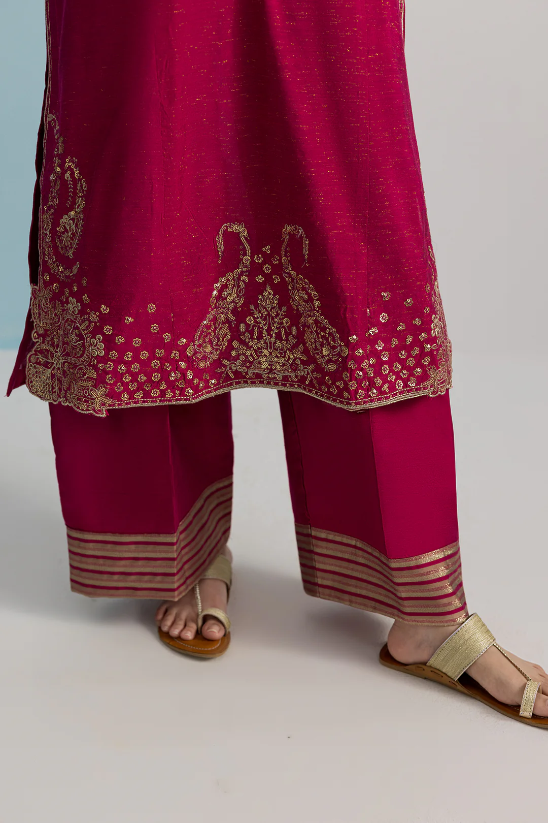 Embroidered Kurta Dupatta Trouser - 2682 - Image 7