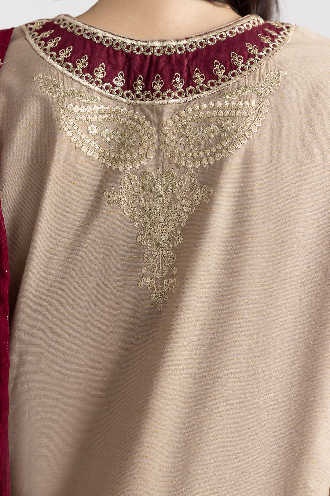 Embroidered Kurta Dupatta Trouser - 2686 - Image 7