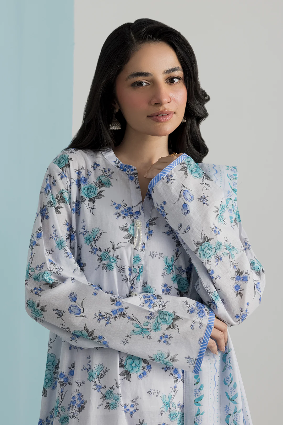 Kurta Dupatta Trouser - 2154 - Image 2