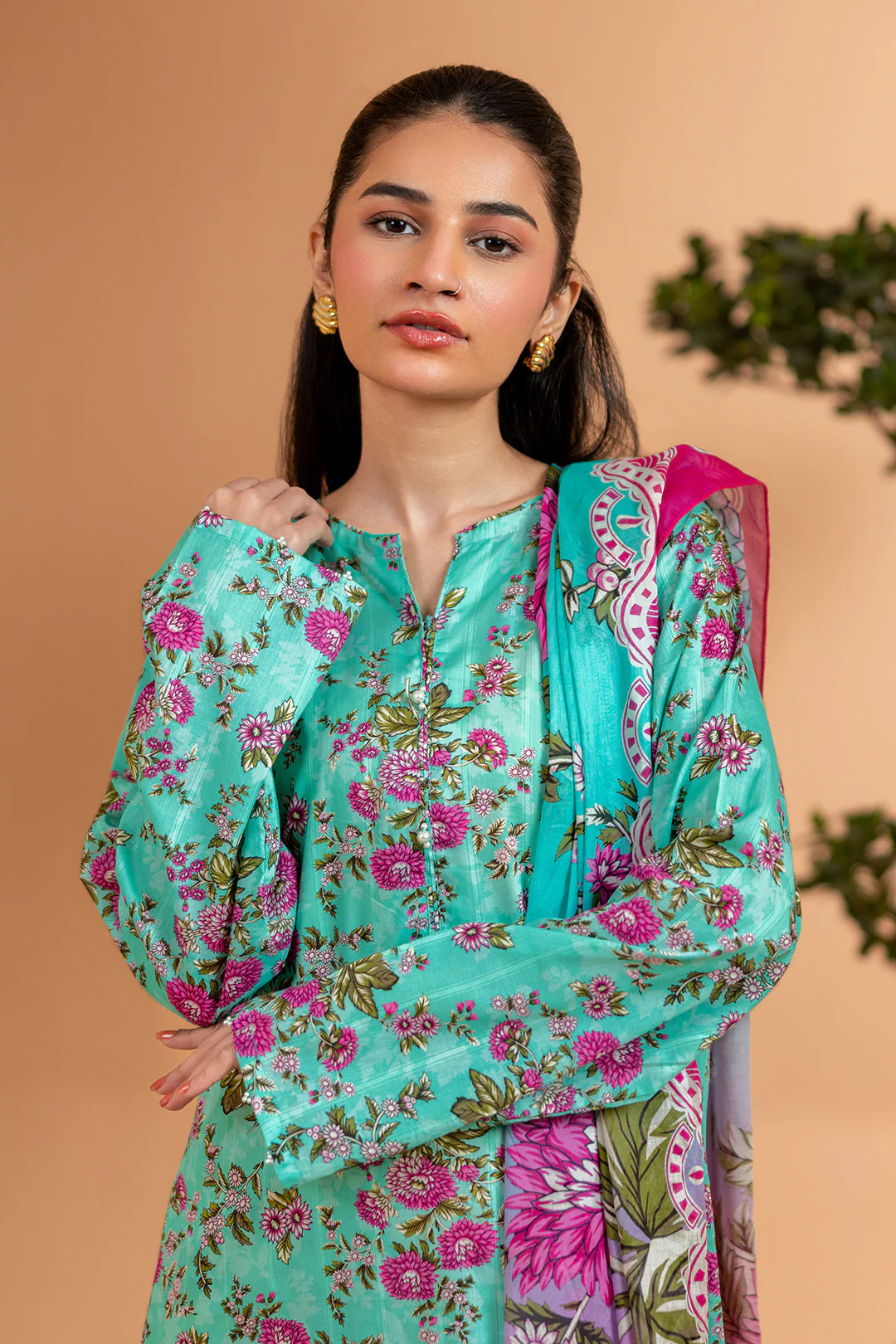 Kurta Dupatta Trouser - 2161 - Image 2