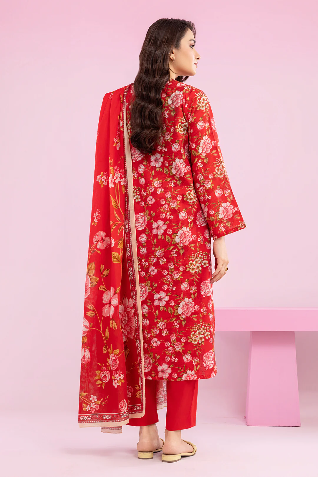 Kurta Dupatta Trouser - 2169 - Image 9