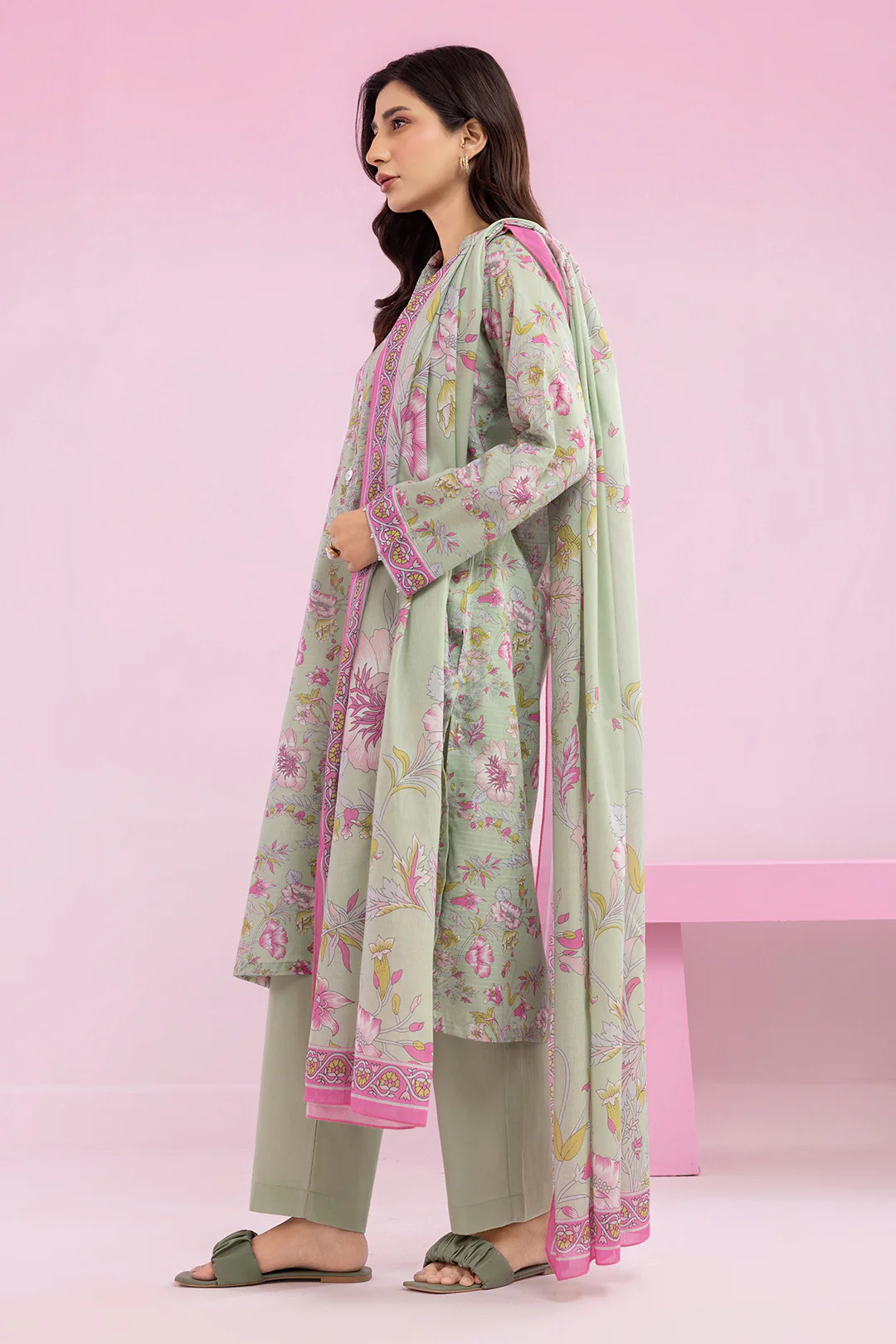 Kurta Dupatta Trouser - 2171 - Image 4