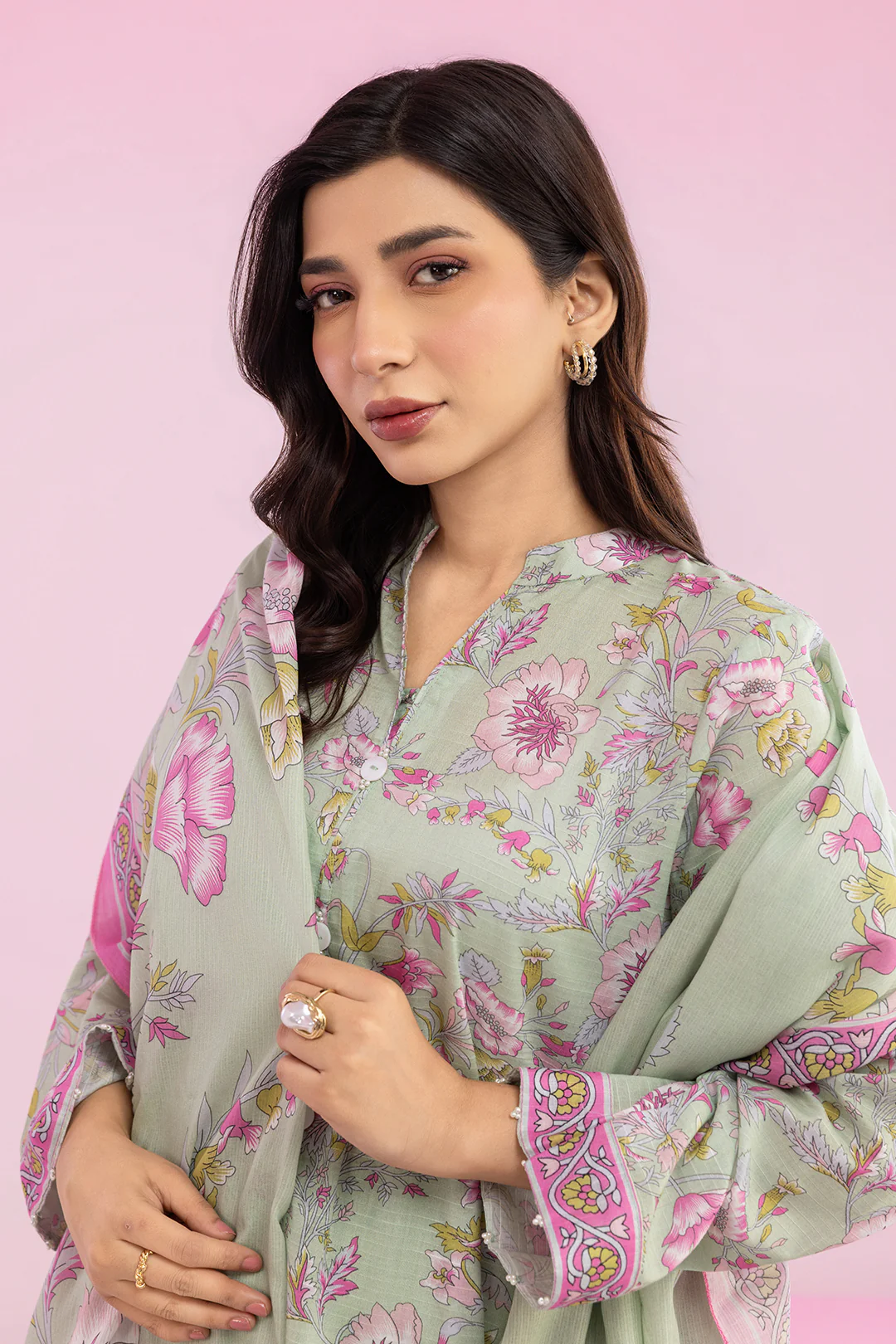 Kurta Dupatta Trouser - 2171 - Image 5