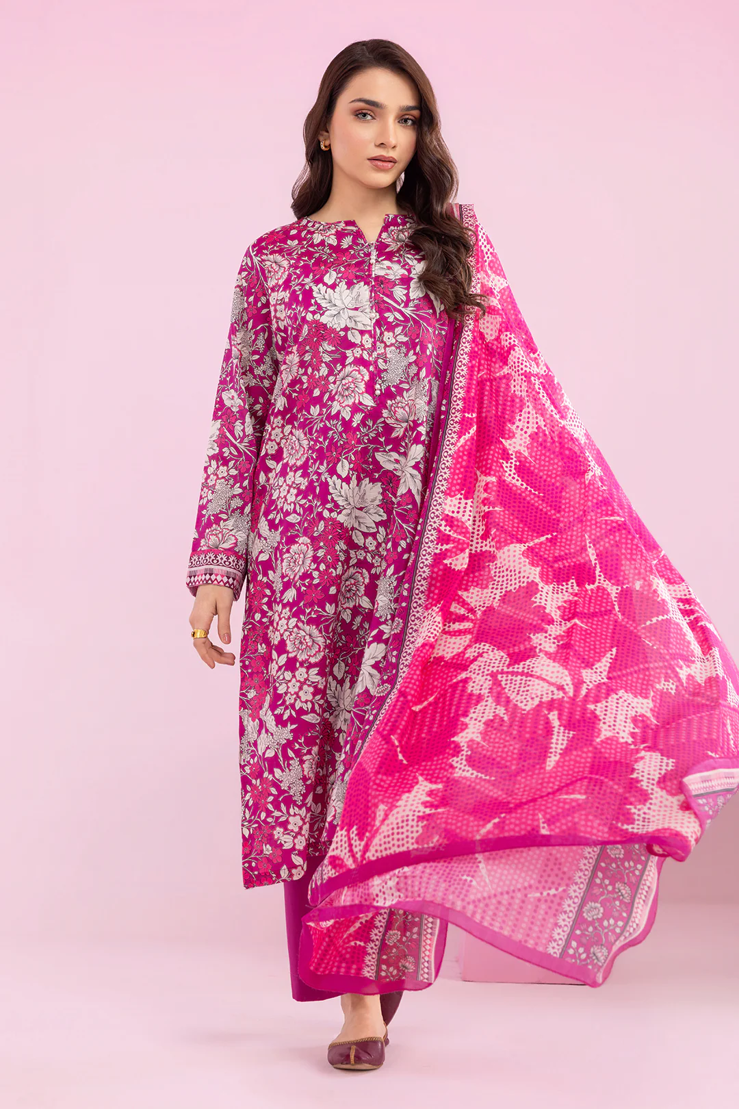 Kurta Dupatta Trouser - 2173 - Image 3