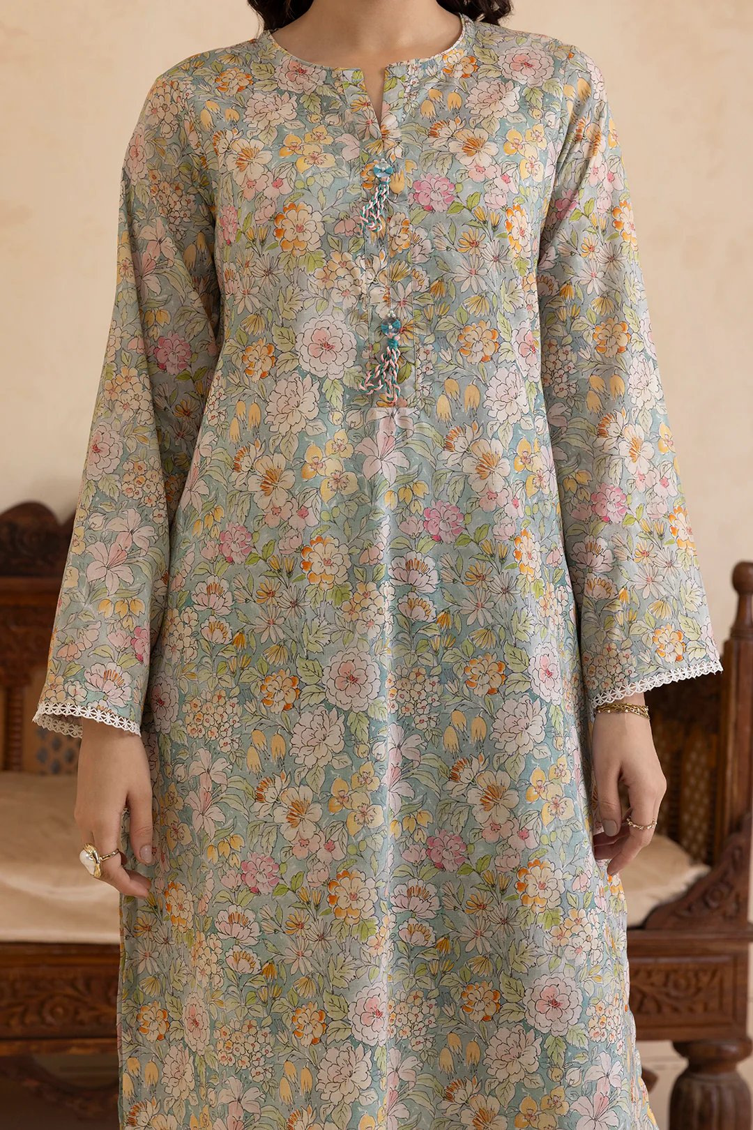 Kurta Dupatta Trouser - 2184 - Image 5