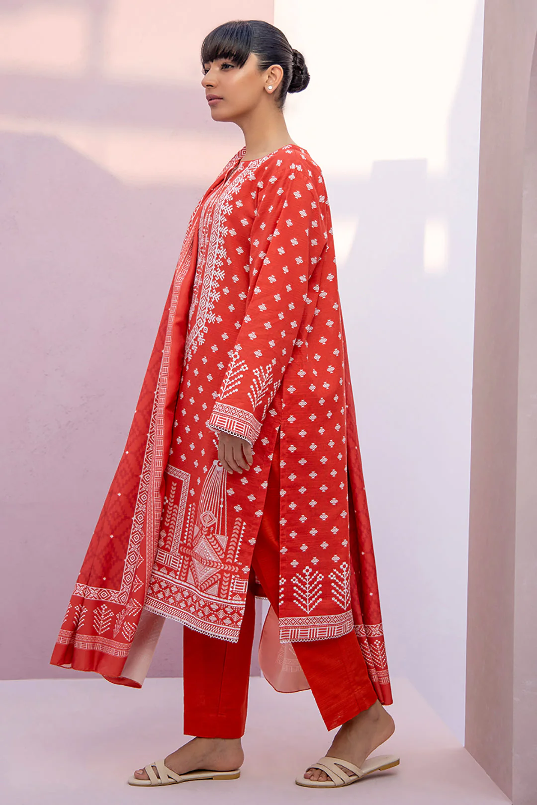 Kurta Dupatta Trouser - 1459 - Image 4