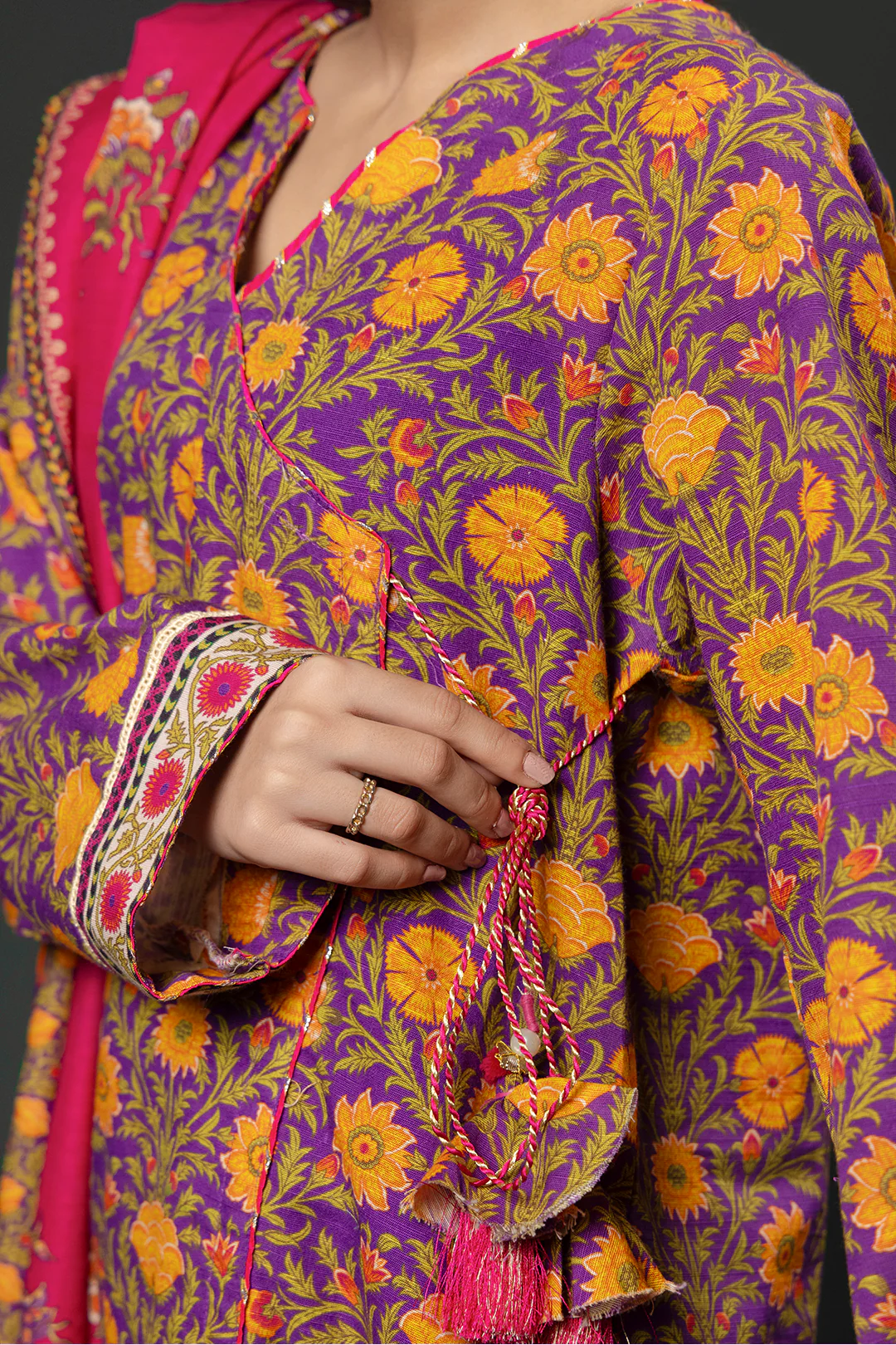 Kurta Dupatta Trouser - 3006 - Image 3