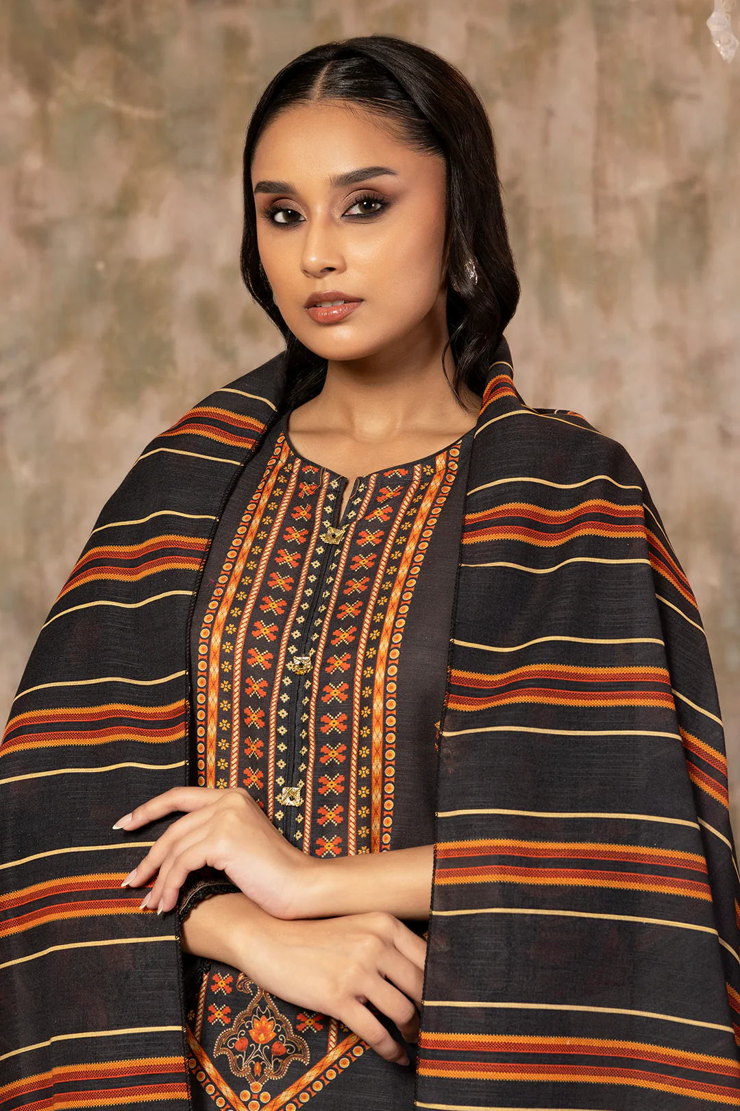 Kurta Dupatta Trouser - 3073 - Image 4