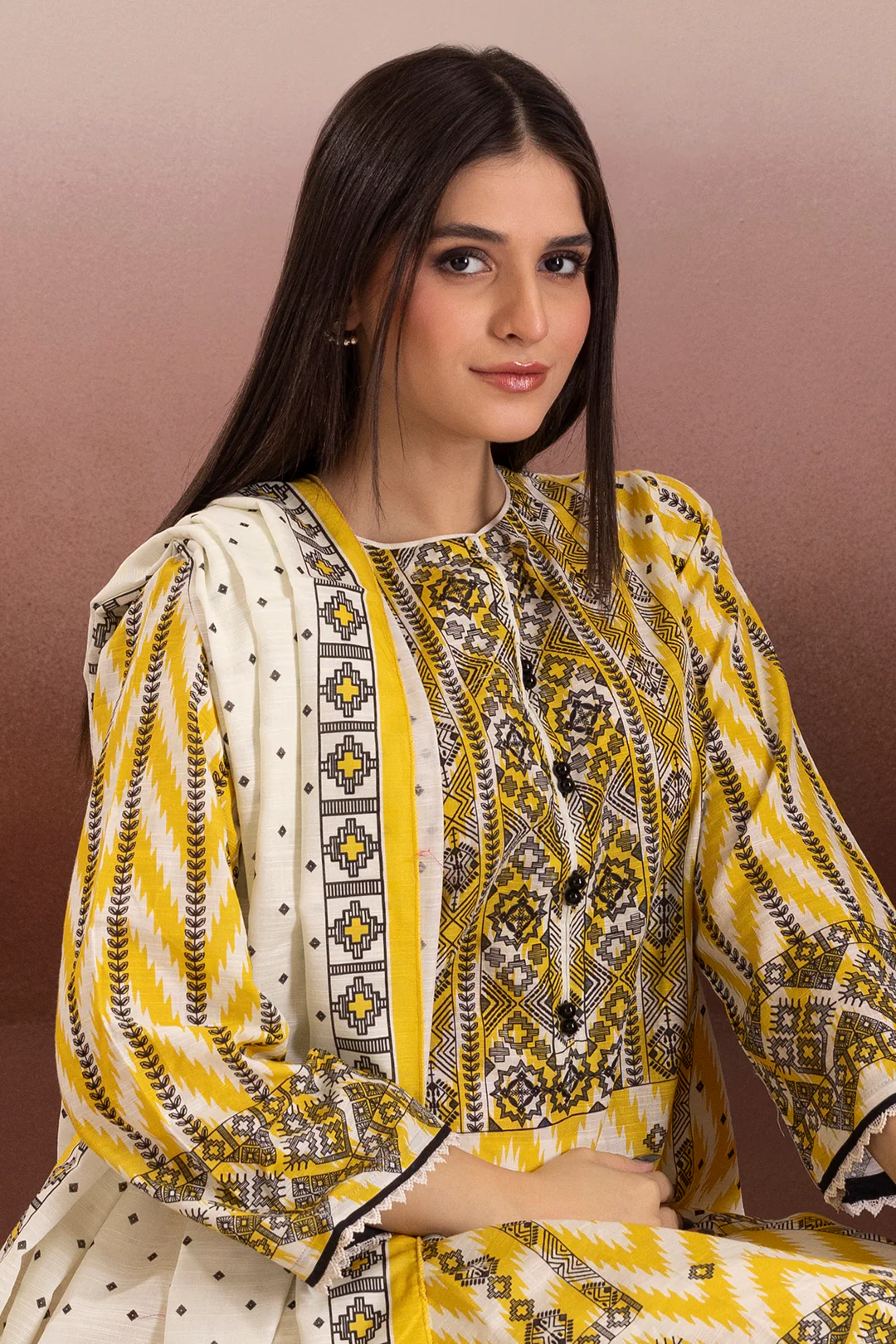 Kurta Dupatta Trouser - 3152 - Image 2