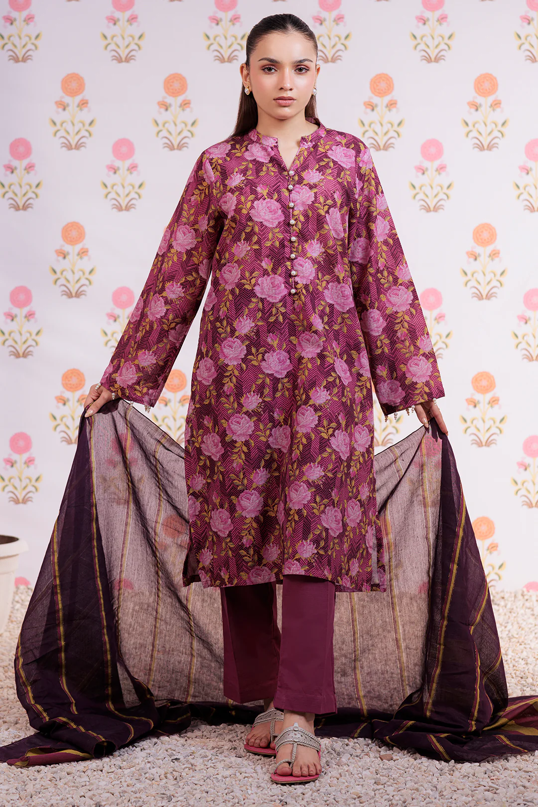 Kurta Dupatta Trouser - 3154 - Image 10