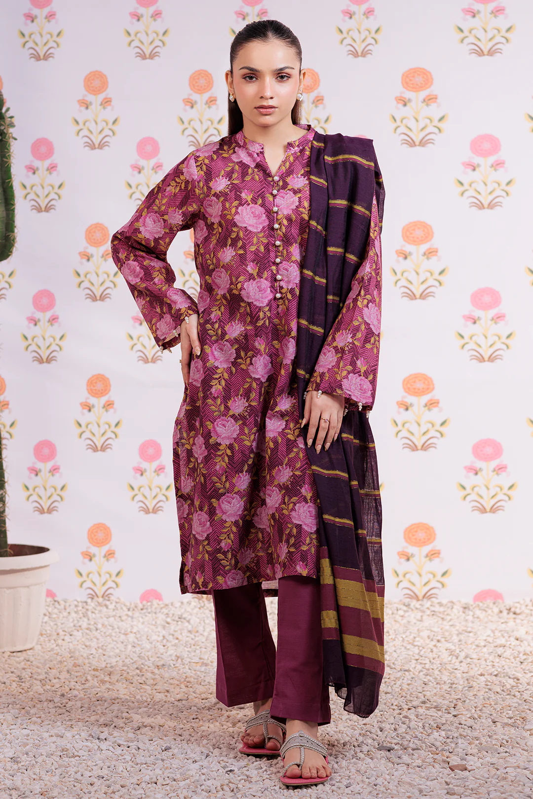 Kurta Dupatta Trouser - 3154 - Image 12