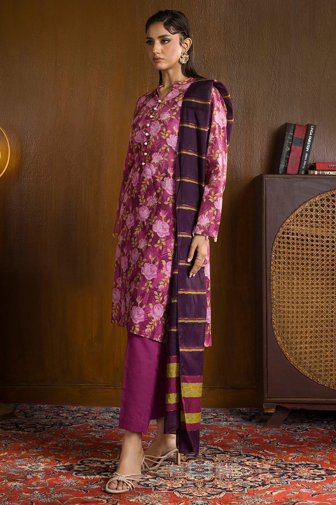 Kurta Dupatta Trouser - 3154 - Image 5