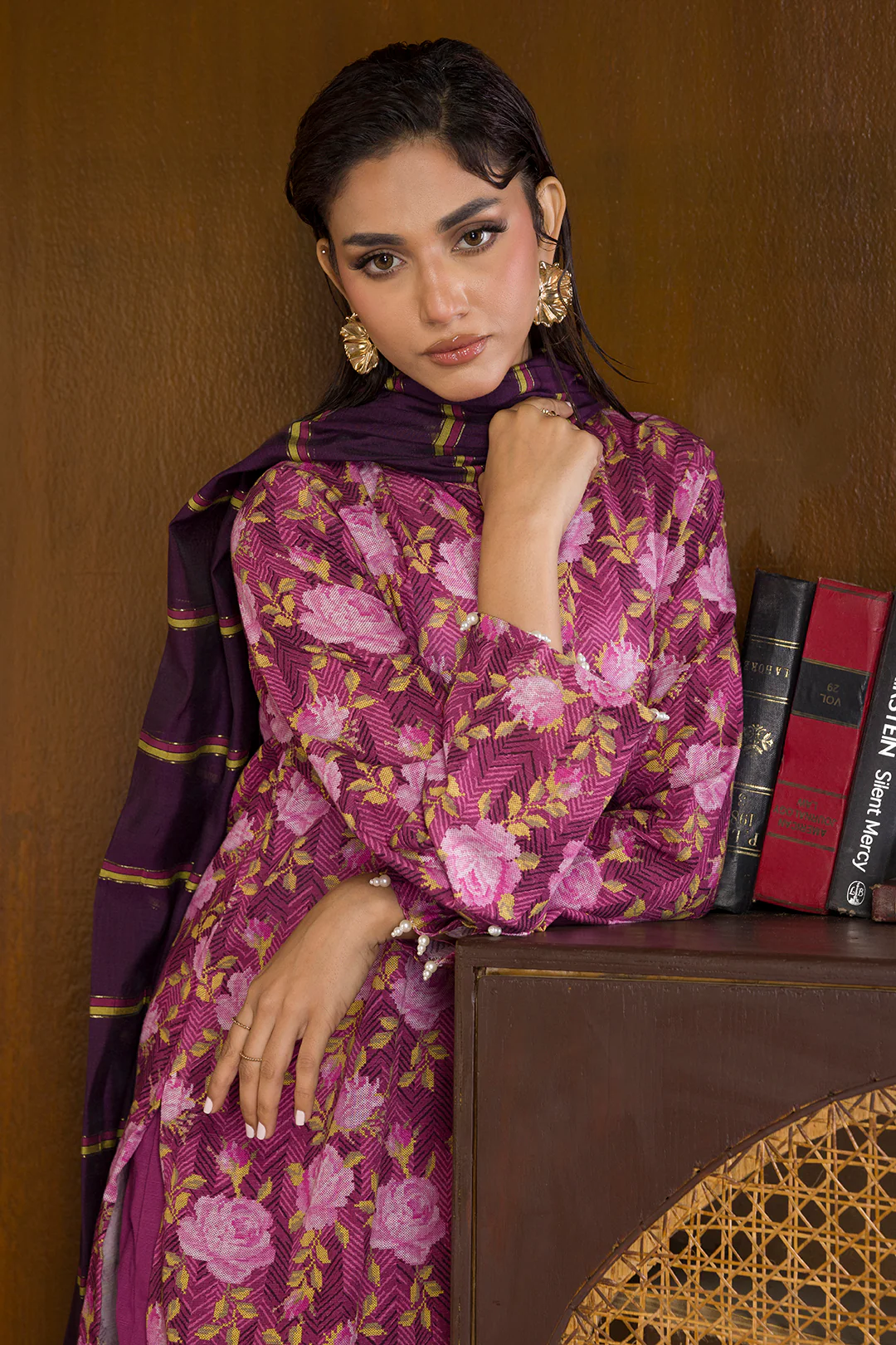 Kurta Dupatta Trouser - 3154 - Image 6