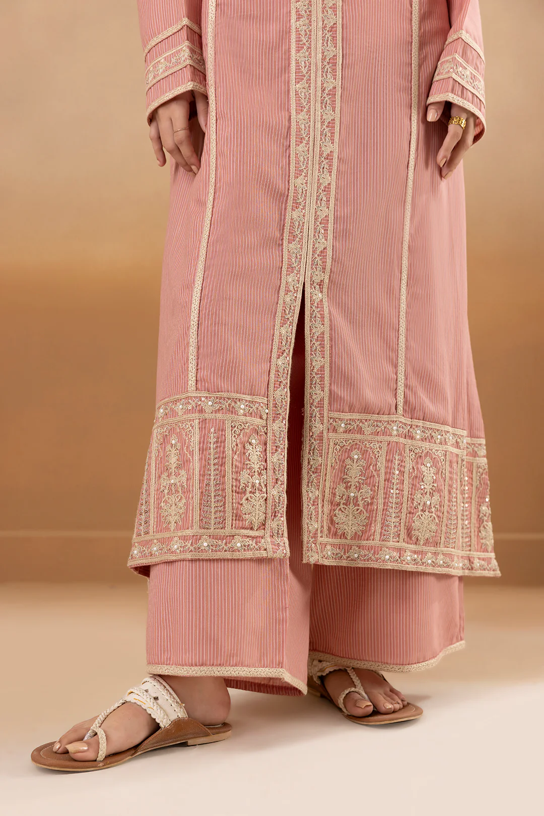 Embroidered Kurta Dupatta Trouser - 3371 - Image 7