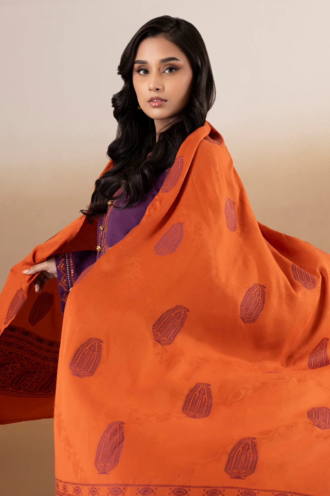 Embroidered Kurta Dupatta Trouser - 3395 - Image 5
