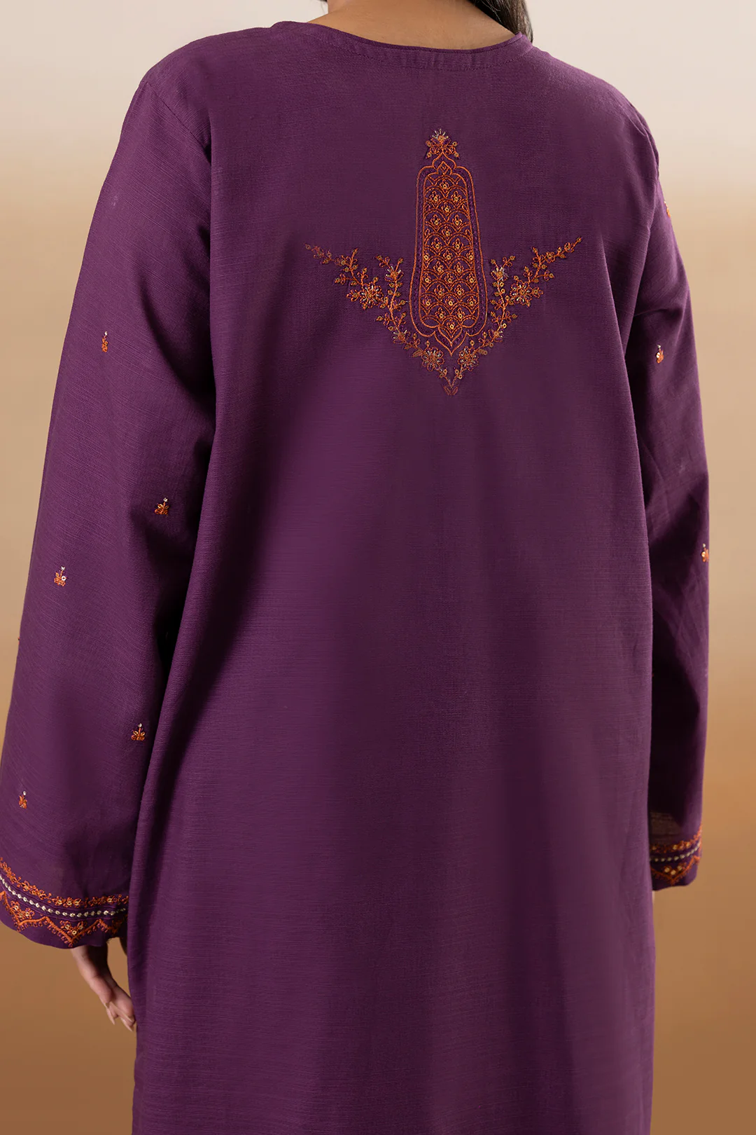 Embroidered Kurta Dupatta Trouser - 3395 - Image 9