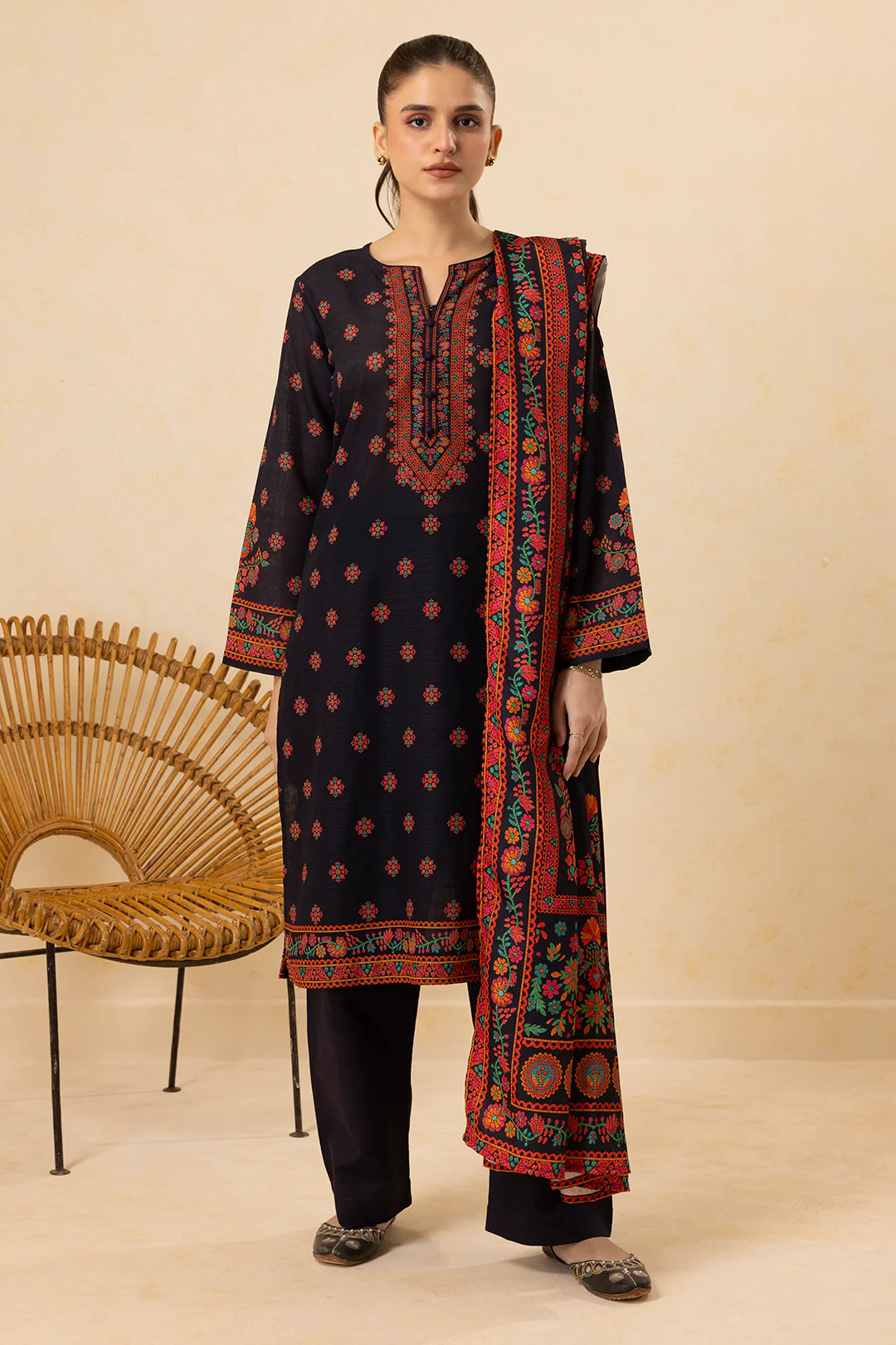 Kurta Dupatta Trouser - 2696