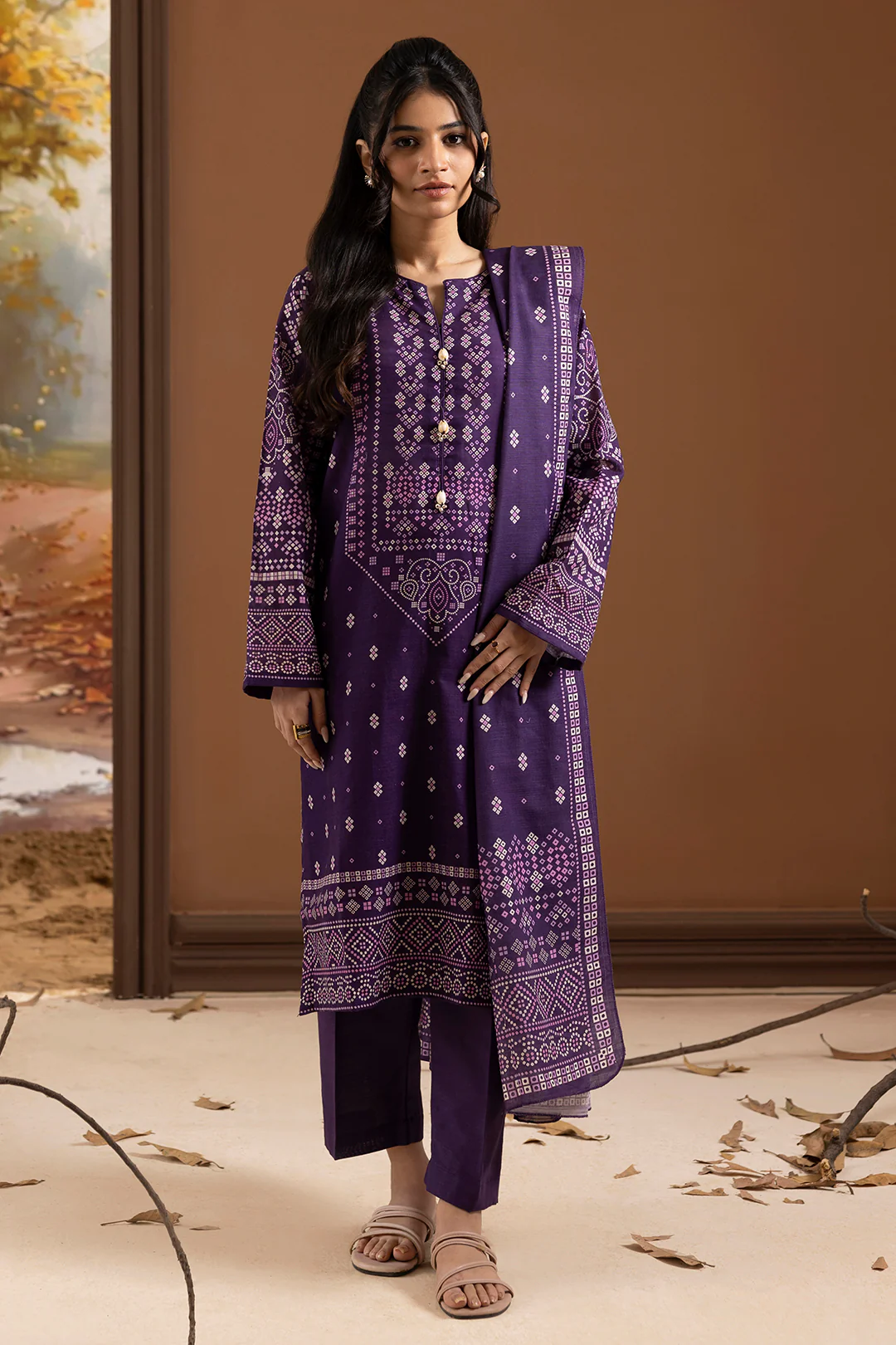 Kurta Dupatta Trouser - 2697