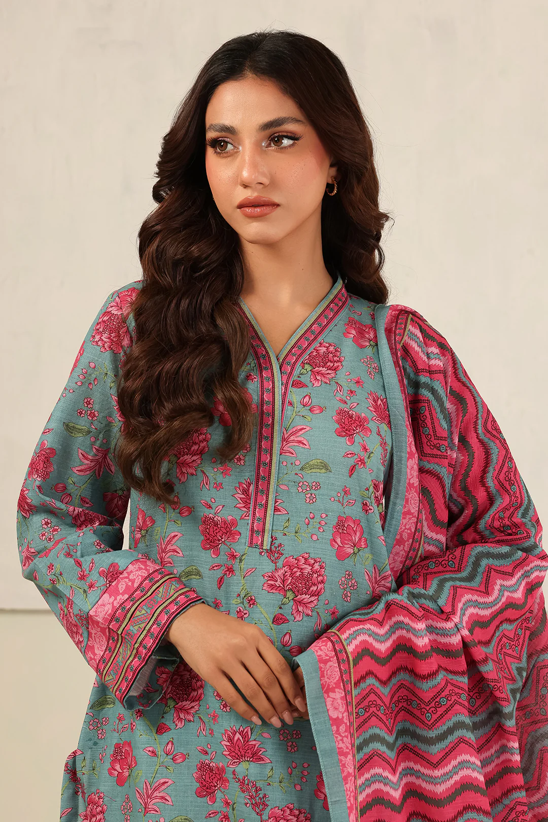 Kurta Dupatta Trouser - 2698 - Image 2