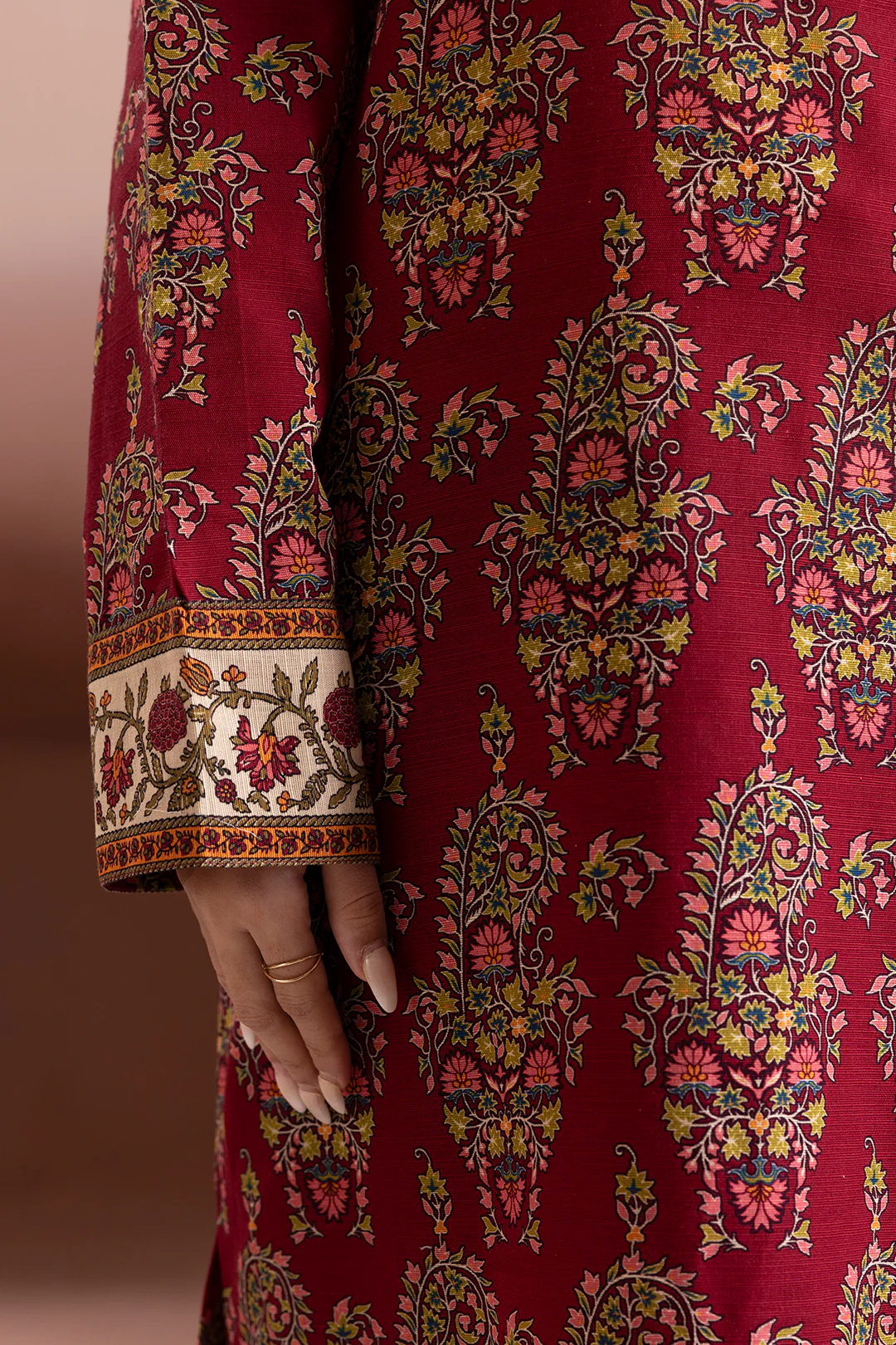 Kurta Dupatta Trouser - 2701 - Image 5