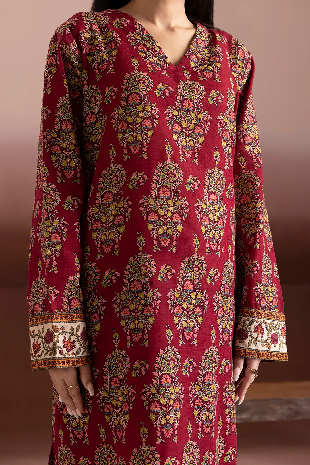Kurta Dupatta Trouser - 2701 - Image 6