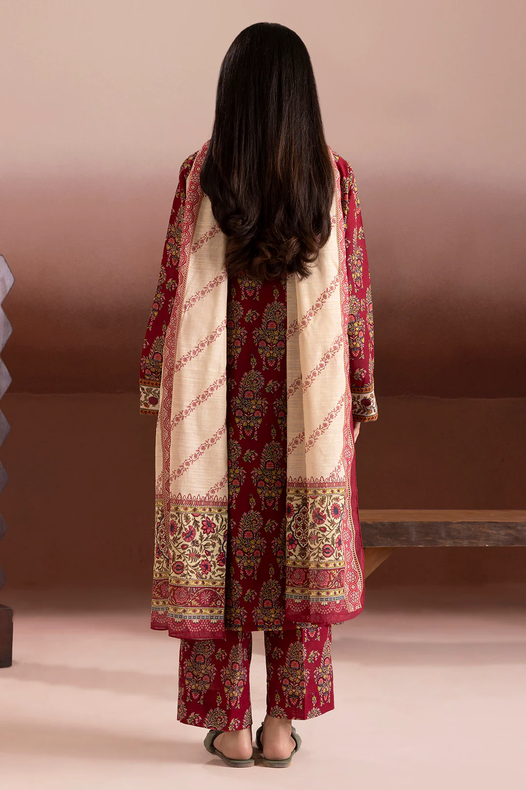 Kurta Dupatta Trouser - 2701 - Image 8