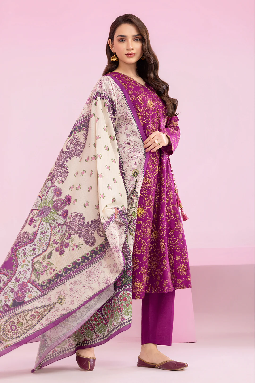Kurta Dupatta Trouser - 2707 - Image 5