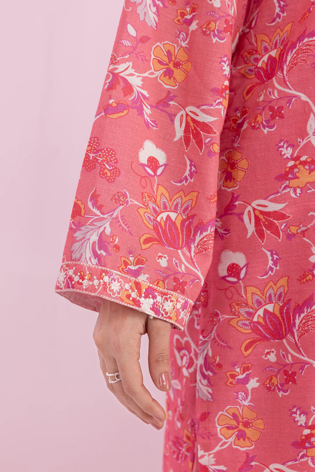 Embroidered Kurta Dupatta Trouser - 2774 - Image 4