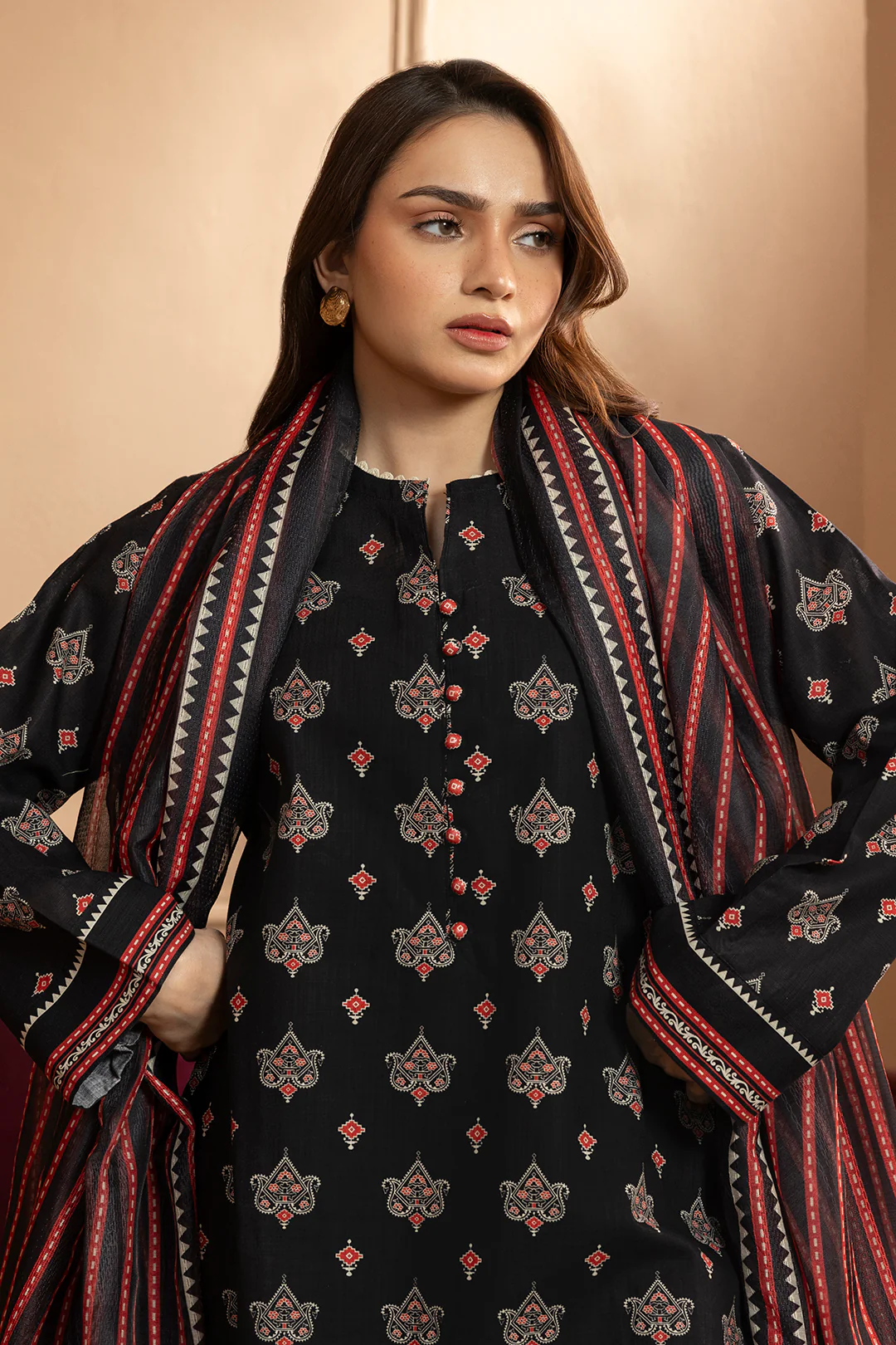 Kurta Dupatta Trouser - 2776 - Image 2