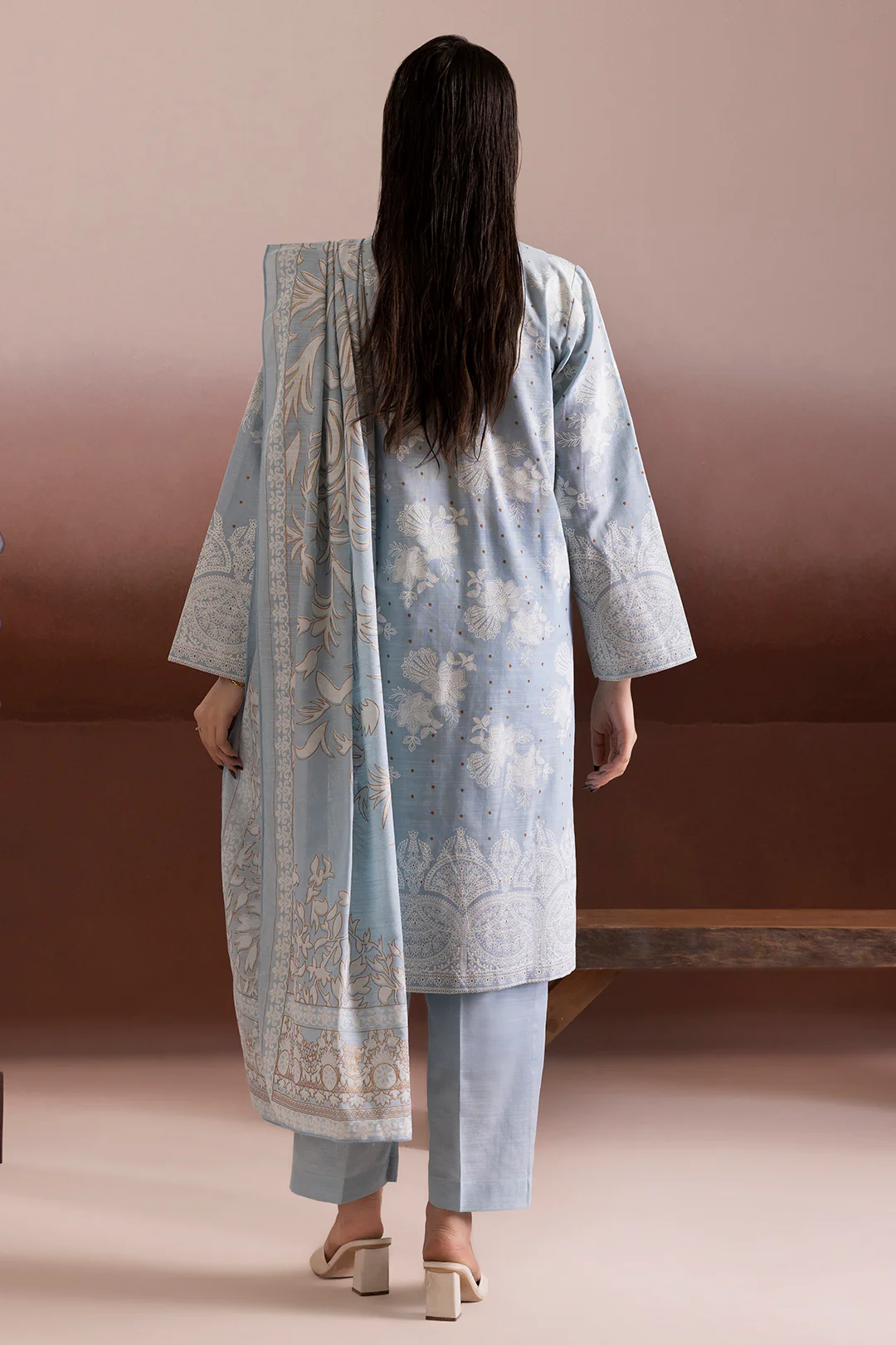 Kurta Dupatta Trouser - 2777 - Image 8