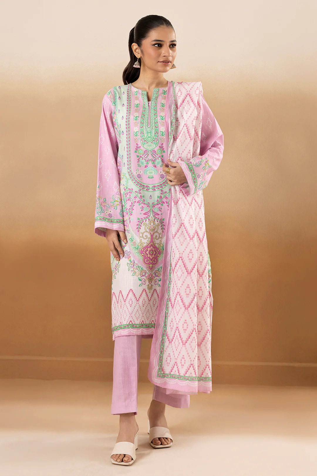 Kurta Dupatta Trouser - 2778 - Image 3