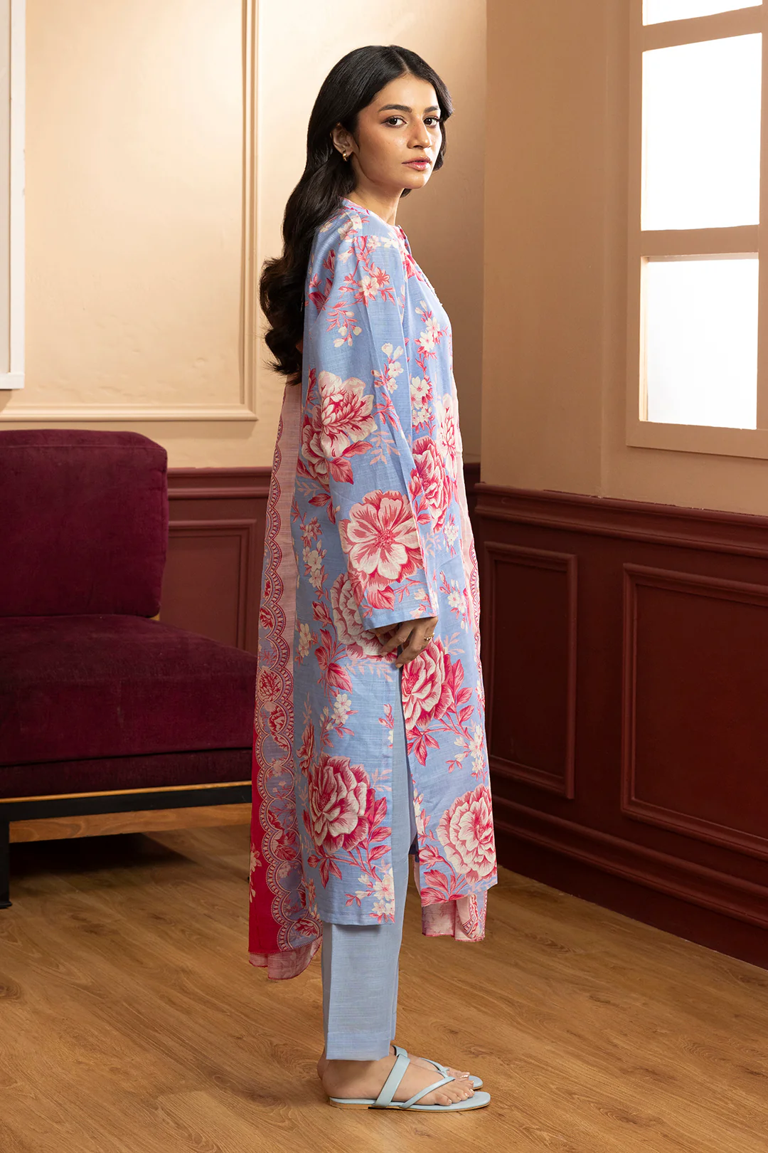 Kurta Dupatta Trouser - 2863 - Image 5