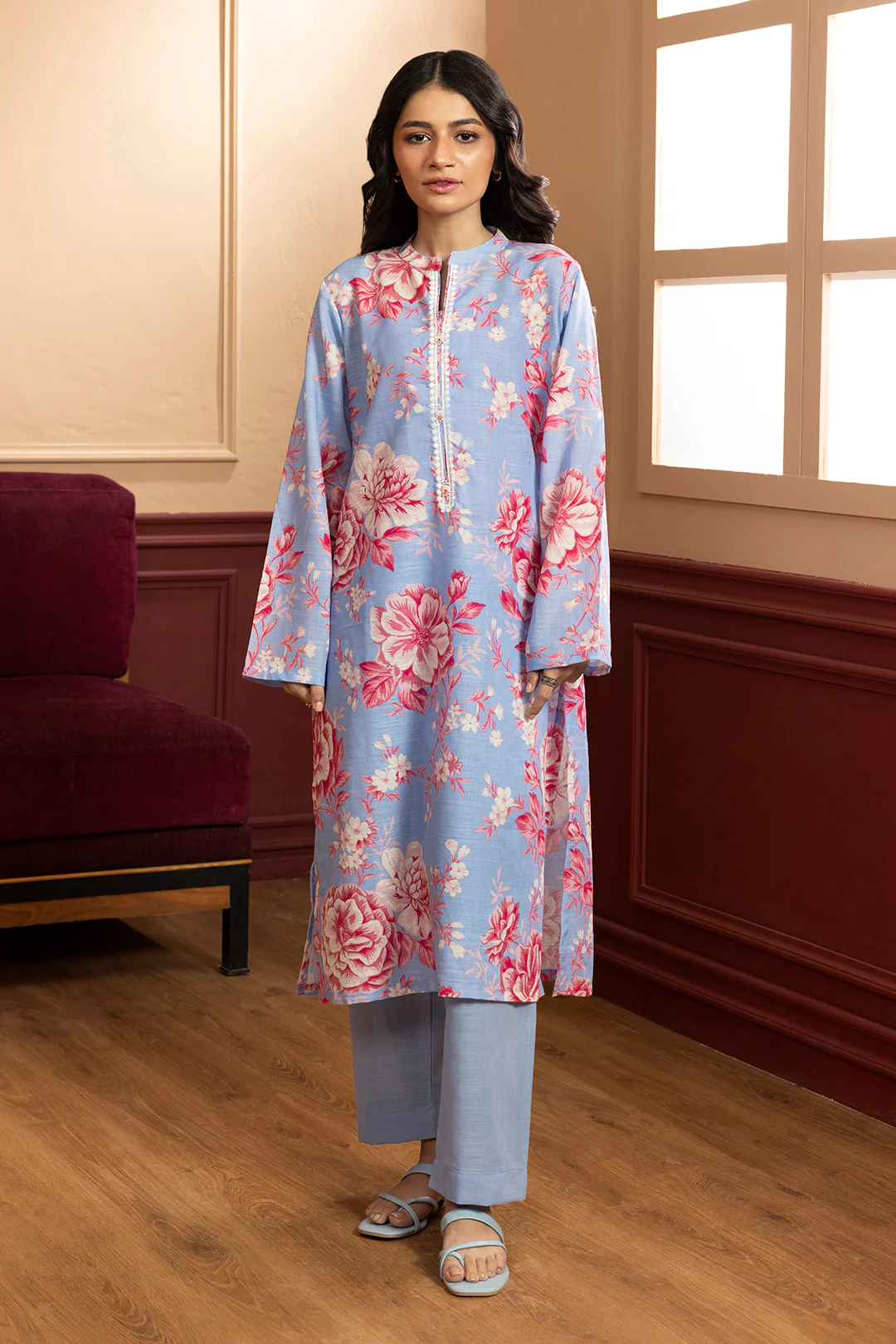 Kurta Dupatta Trouser - 2863 - Image 6