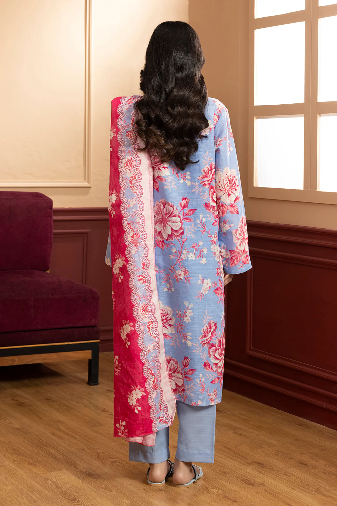 Kurta Dupatta Trouser - 2863 - Image 9