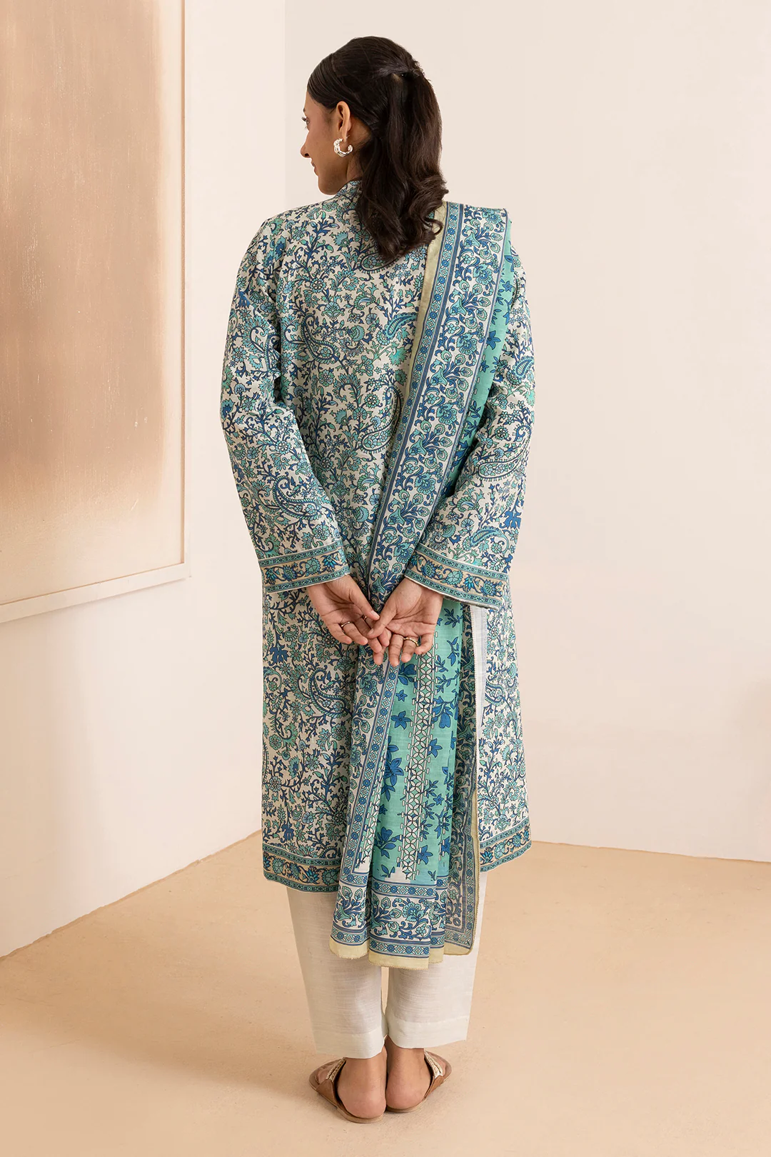 Kurta Dupatta Trouser - 2873 - Image 8
