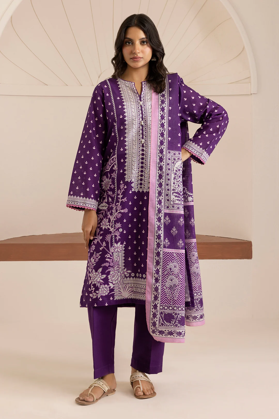 Kurta Dupatta Trouser - 2879 - Image 3
