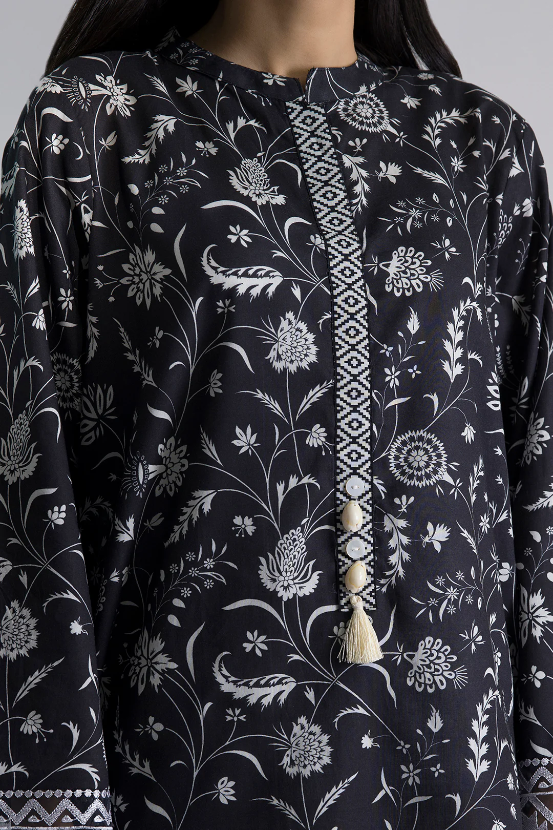 Embroidered Kurta Dupatta - 2173 - Image 4
