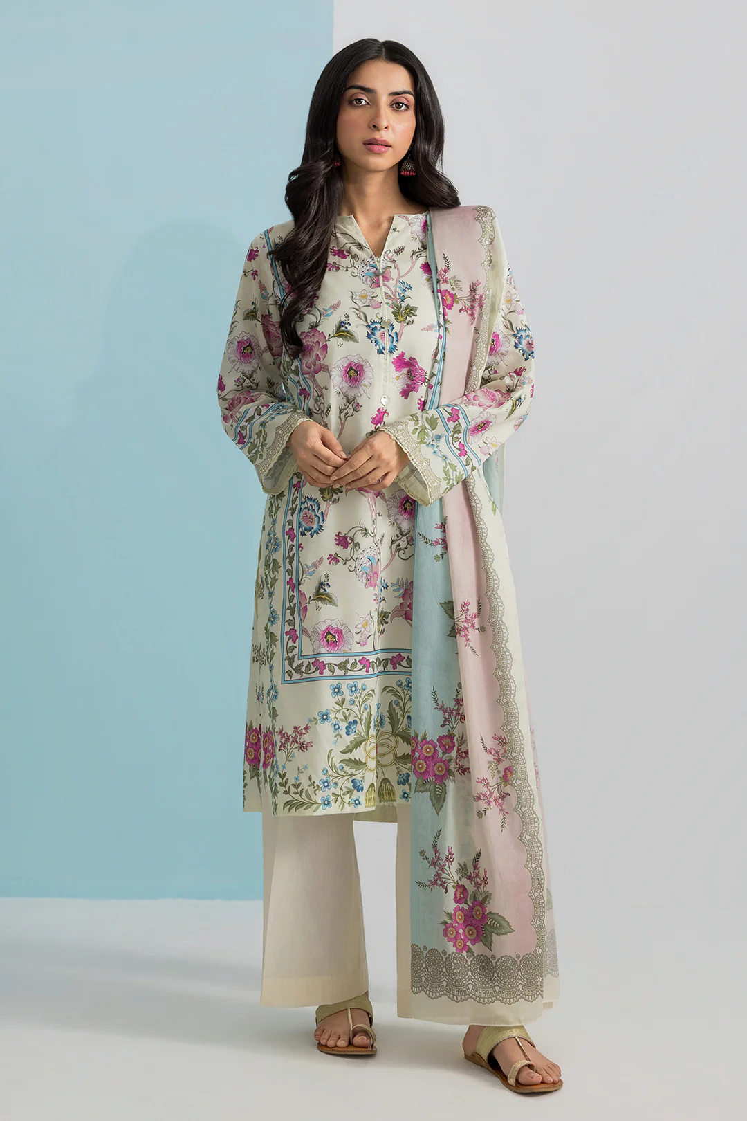 Kurta Dupatta - 2897 - Image 3