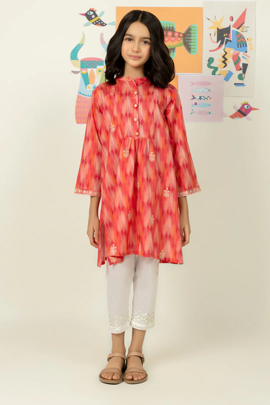 Embroidered Kurta - 1314