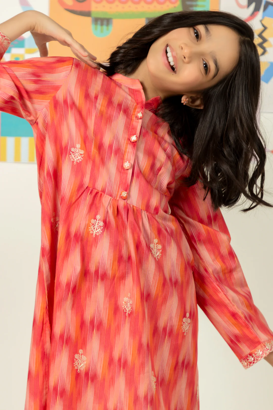 Embroidered Kurta - 1314 - Image 3