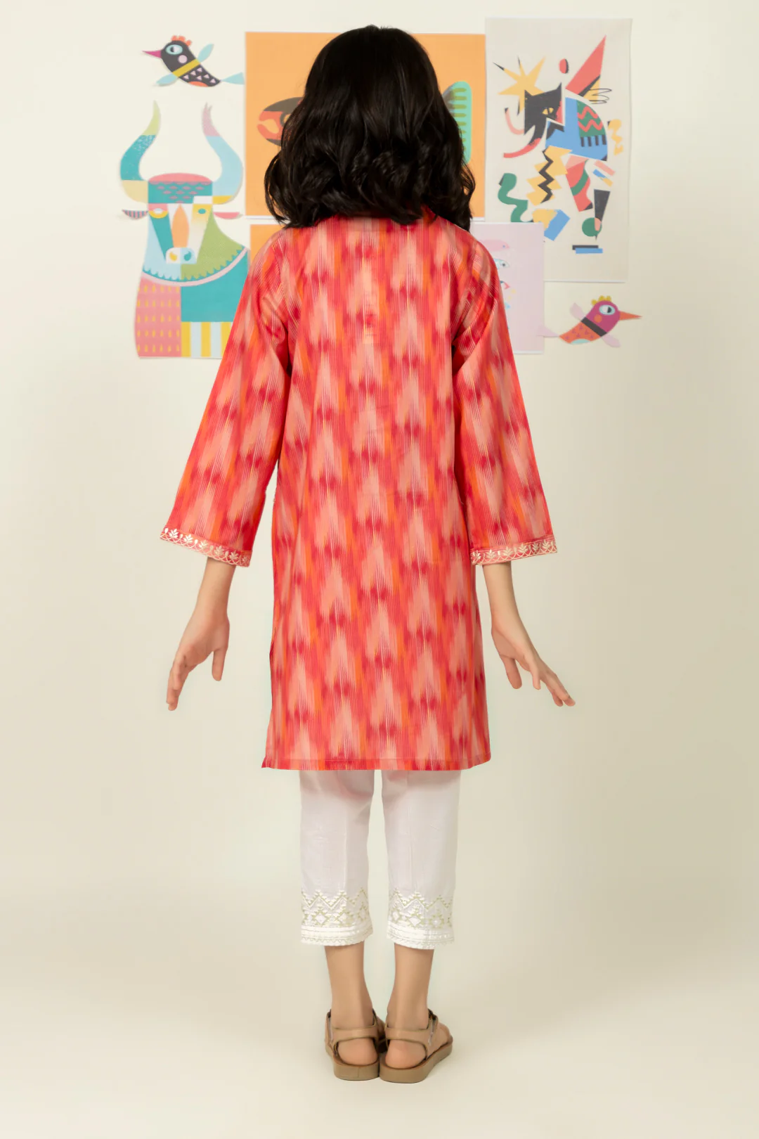 Embroidered Kurta - 1314 - Image 5