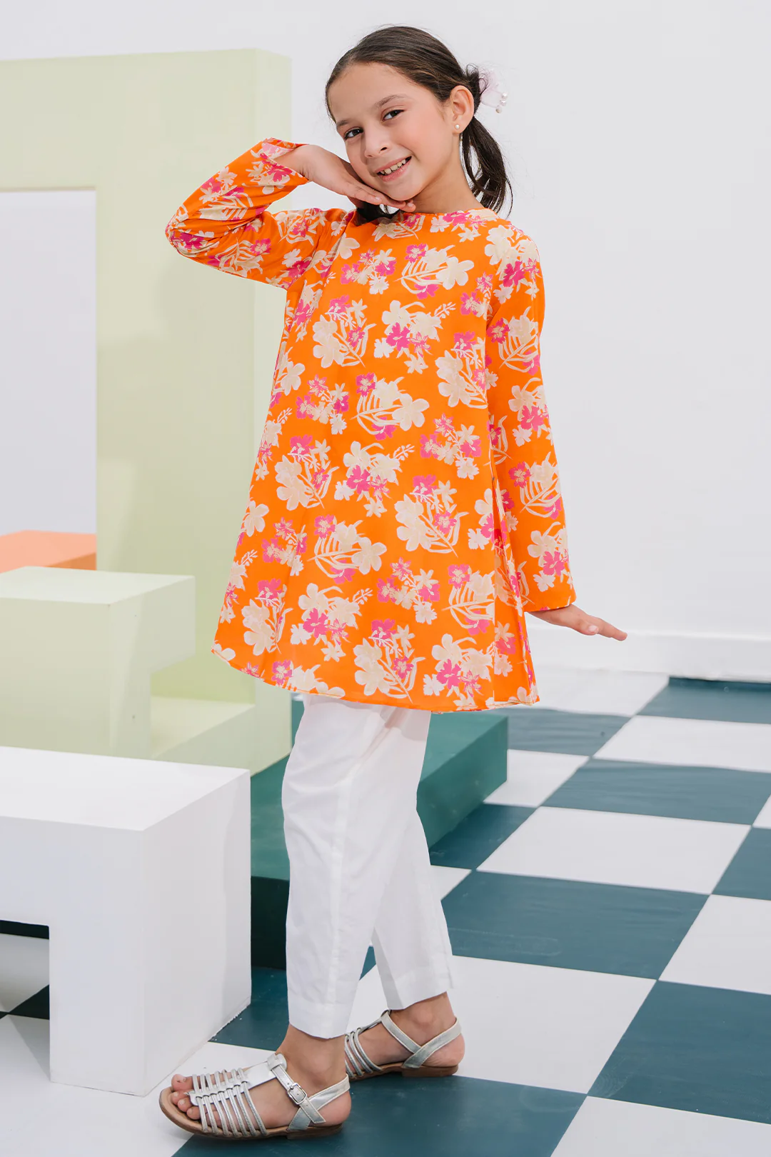 Embroidered Kurta - 1403 - Image 2