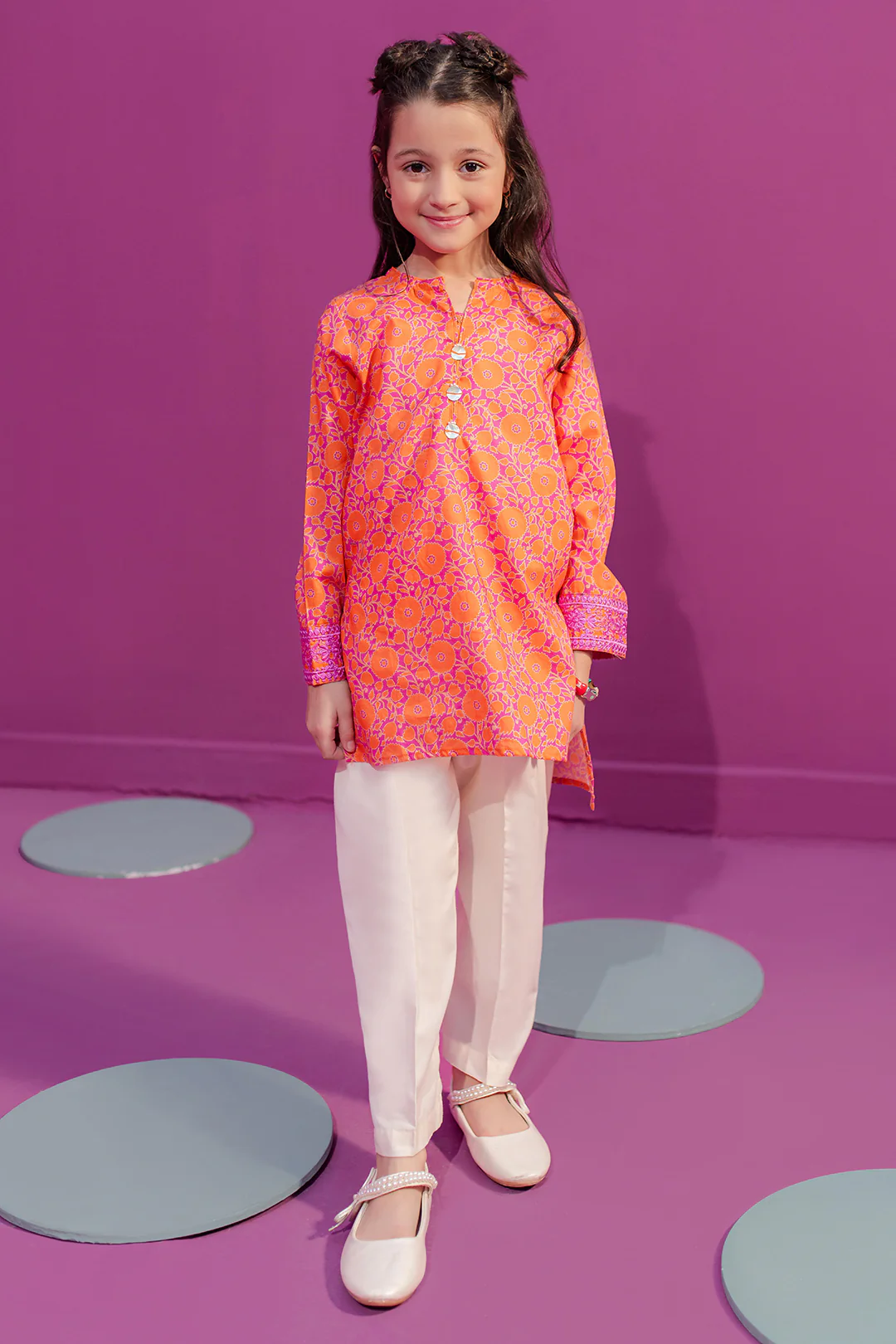 Embroidered Kurta - 1404