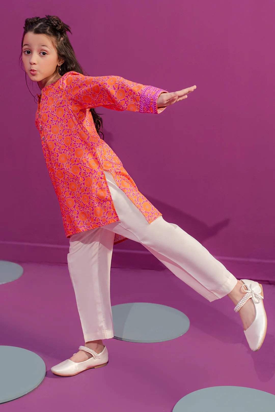 Embroidered Kurta - 1404 - Image 2