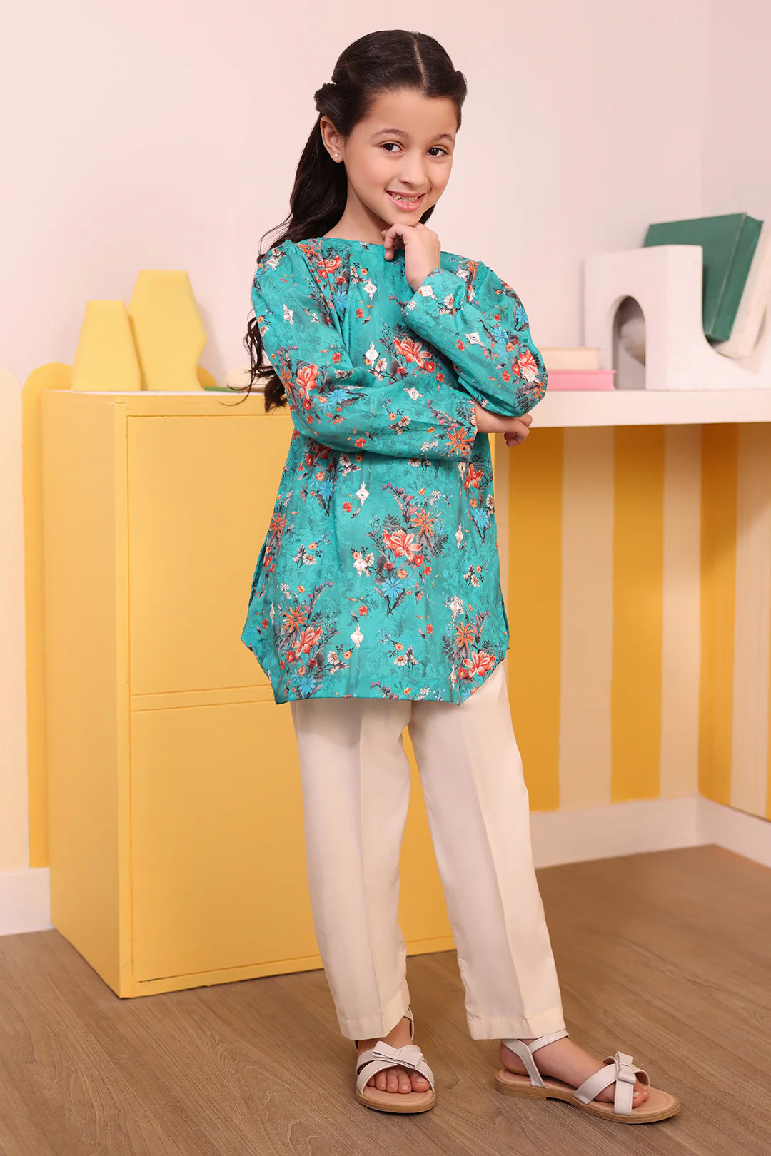 Embroidered Kurta - 1454 - Image 3