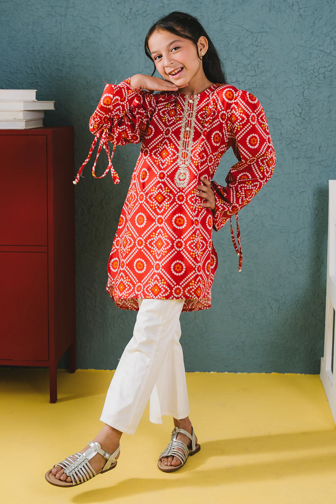Embroidered Kurta - 1611 - Image 7