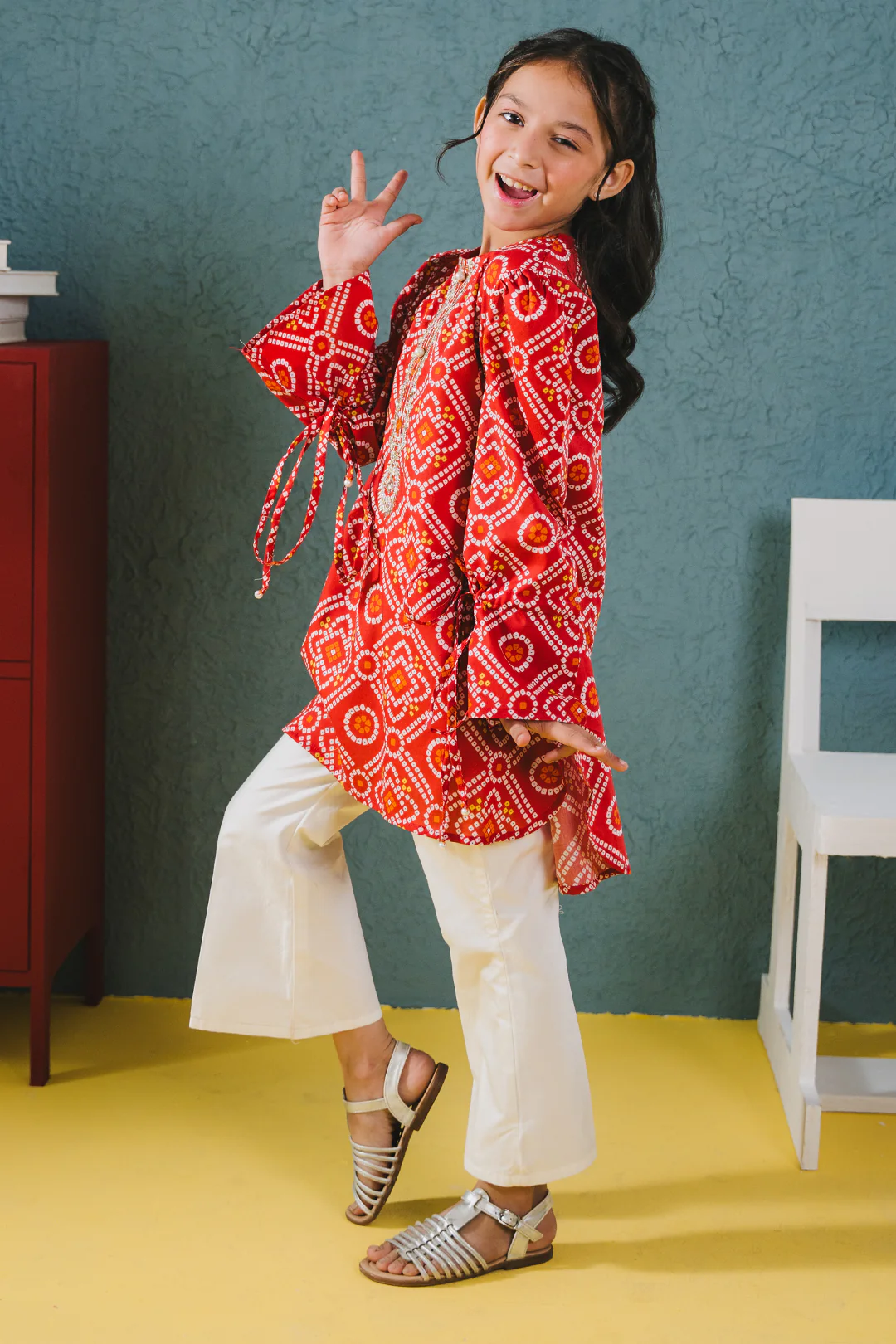 Embroidered Kurta - 1611 - Image 8