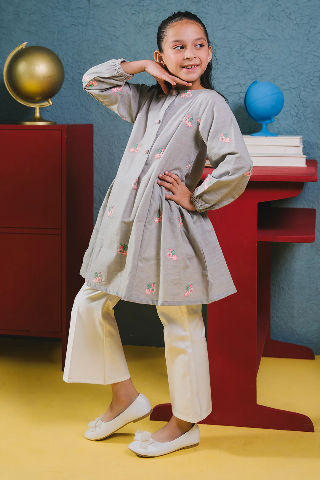 Embroidered Kurta - 1161 - Image 3